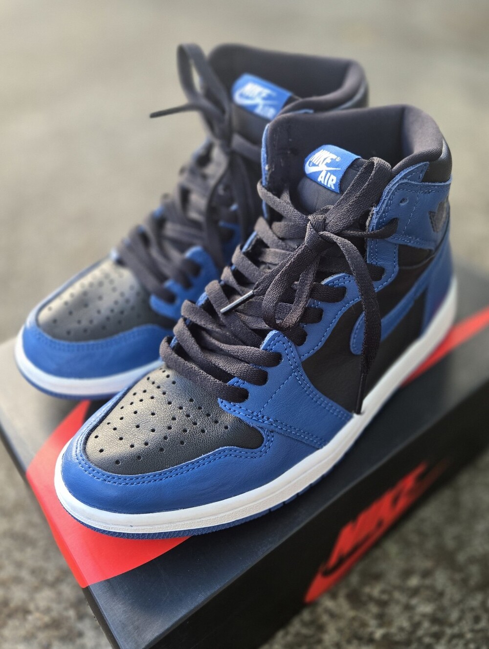 Nike Jordan 1 Retro High OG Dark Marina Blue | Original Box | Men 7.5 & Women 9